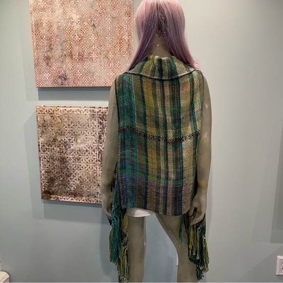 Hand Woven Spring Tunic / Vest - Picture 2 of 15